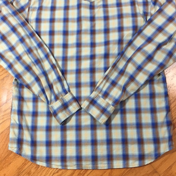 Fossil 54 Vintage Fit Snap Button Western Shirt L - Picture 8 of 8